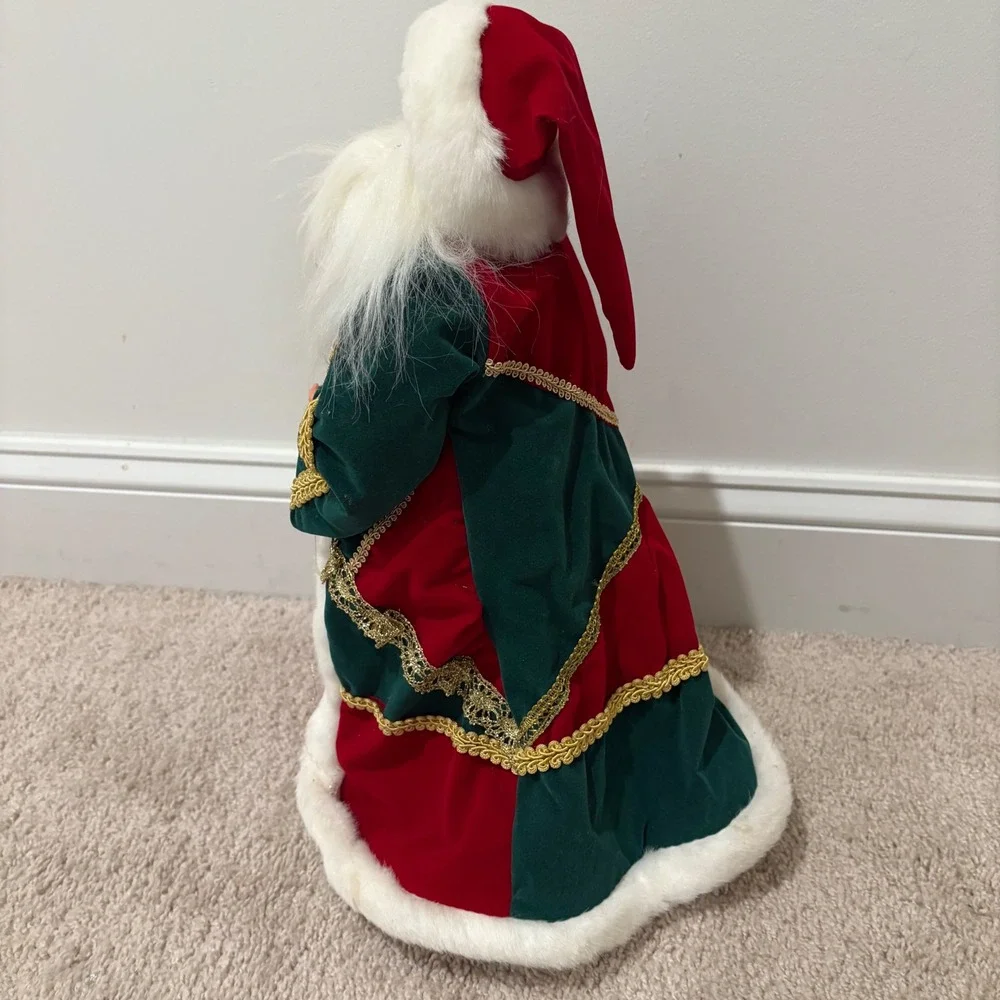 Santa Claus Christmas Tree Topper‎ or Stand Alone Decoration Old World 18